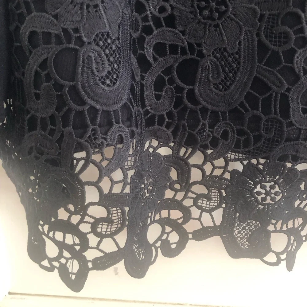 Adrianna Papell Elegant Black Lace Women's Top XXL - Picture 13 of 16